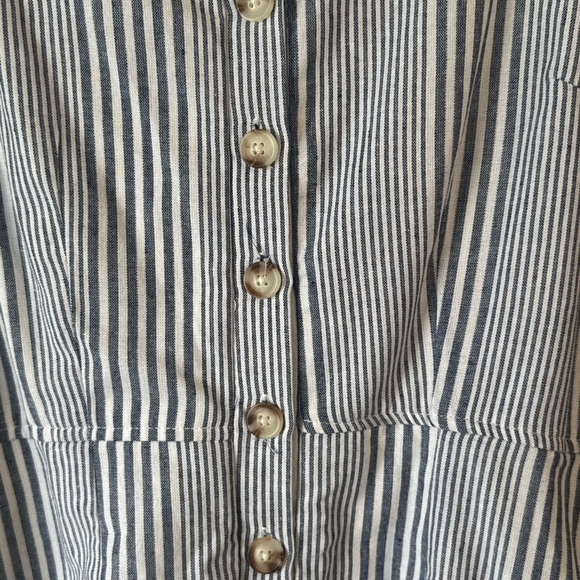 FAVLUX Navy and White Striped Top - Picture 2 of 7